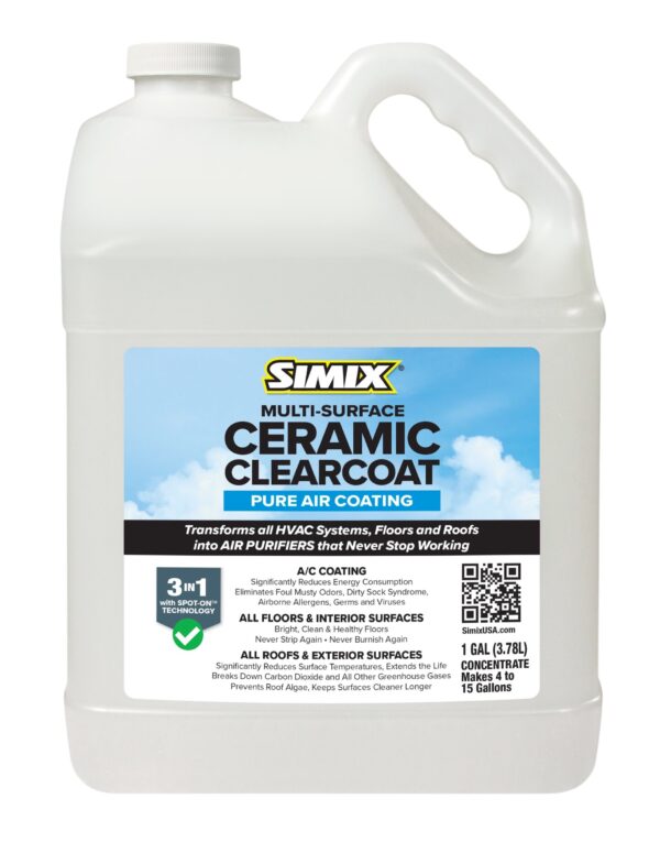 SIMIX Multi-Surface Ceramic Clearcoat 1-gallon concentrate jug